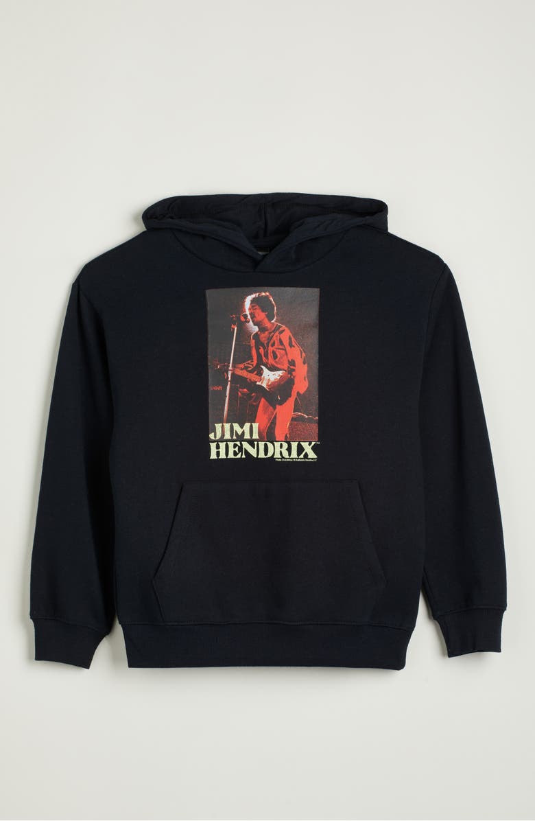 Treasure & Bond Kids' License Graphic Hoodie, Main, color, Black Raven Hendrix