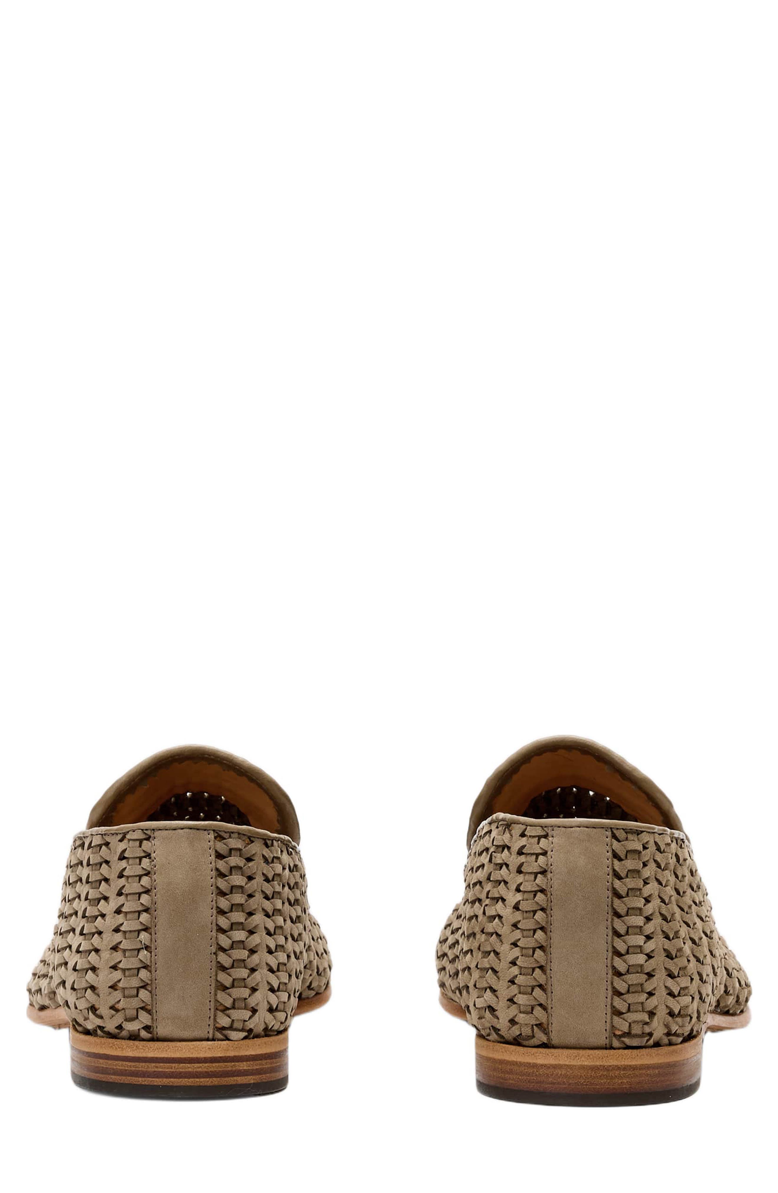 John Varvatos Venice Woven Loafer, Alternate, color, Almond