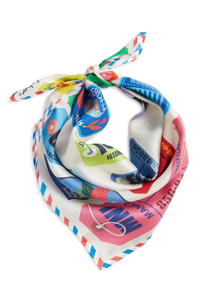Echo Jet Set Silk Bandana, Alternate, color, 