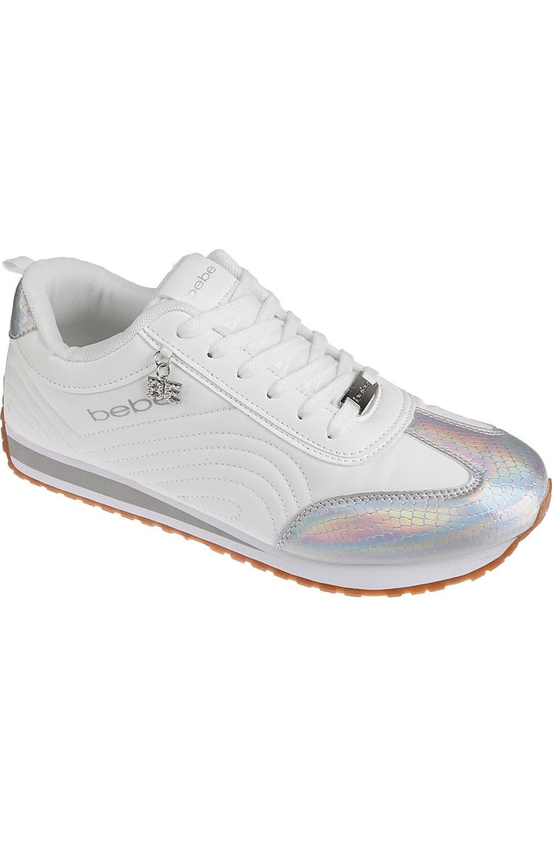 bebe Jogger Low Top Sneaker, Main, color,