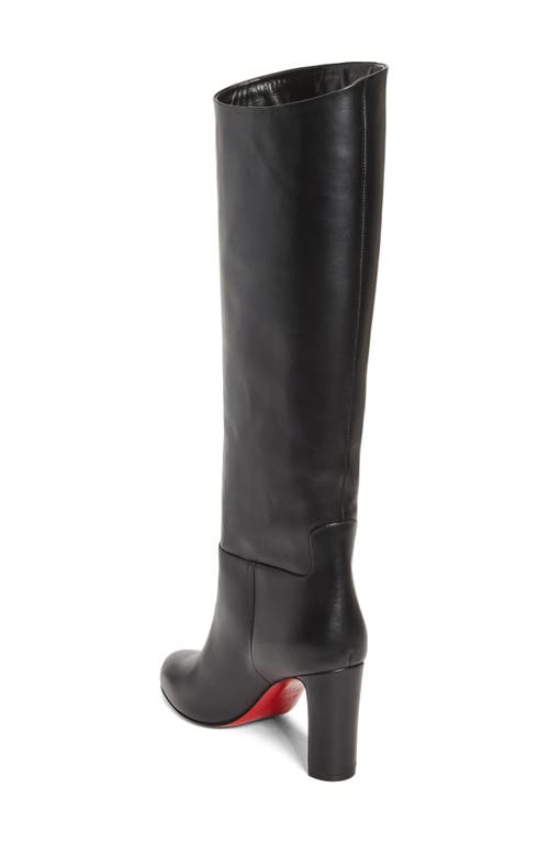 Christian Louboutin Loo Botta Tall Boot In Black