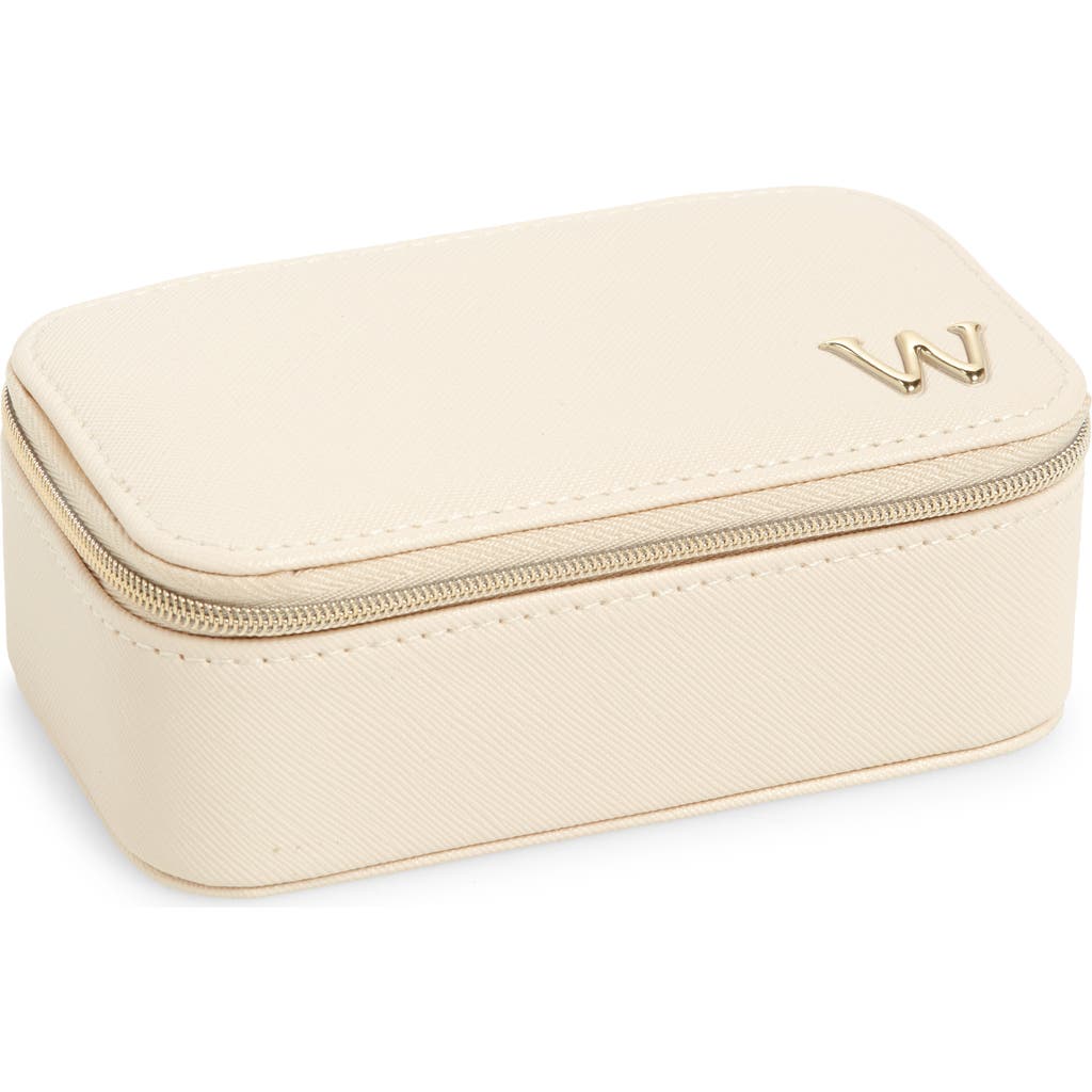 NORDSTROM NORDSTROM INITIAL RECTANGULAR JEWELRY BOX