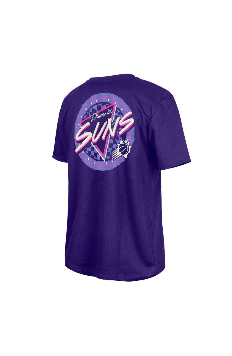 New Era Purple Phoenix Suns Glow-in-the-Dark T-Shirt, Alternate, color,