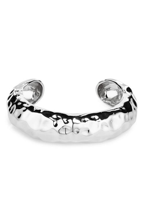 Lelet Ny Hammered Arch Cuff Bracelet In Metallic