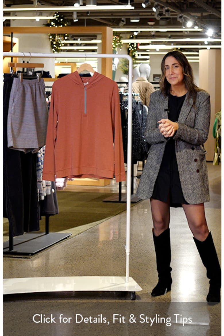 Bixler Hooded Quarter Zip Pullover video