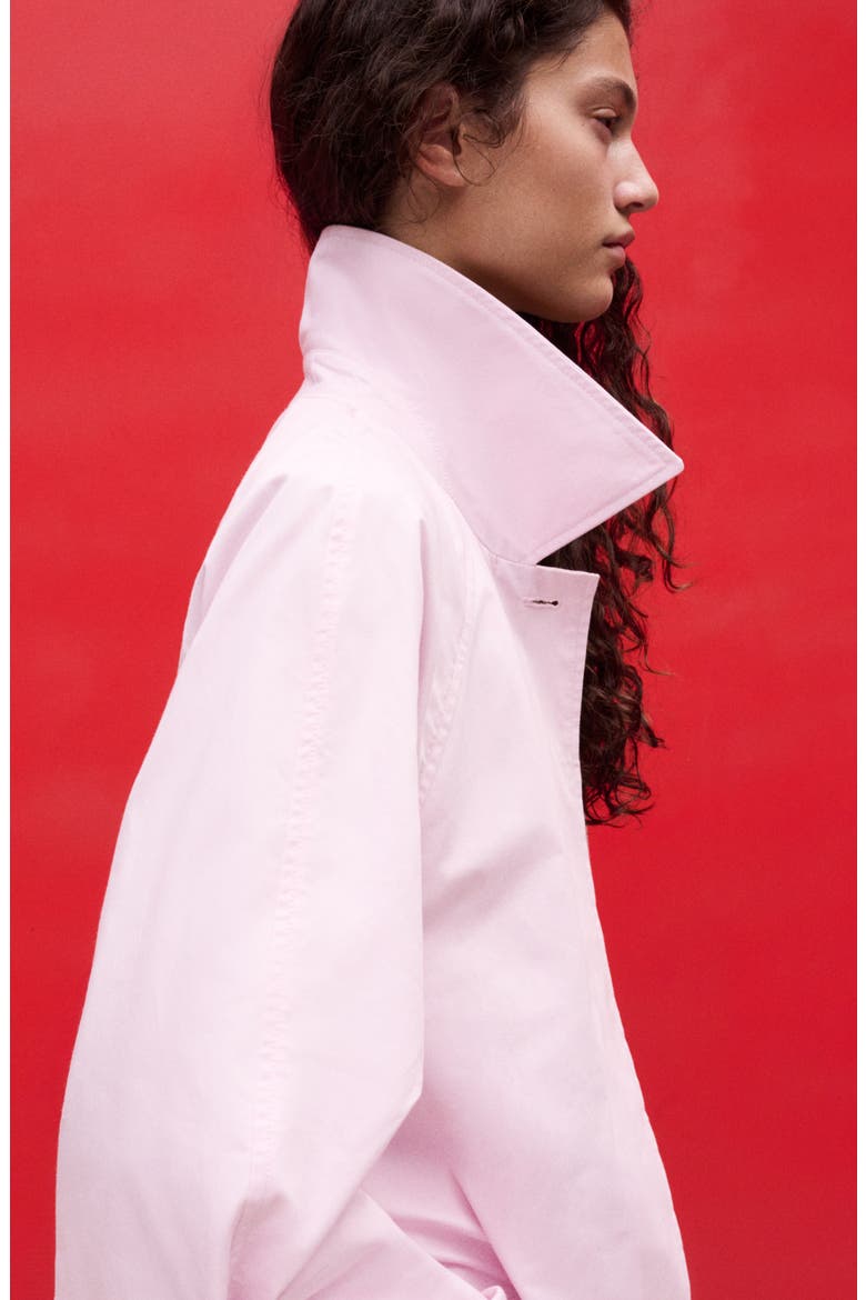 Long Trench Coat With Belt, Alternate, color, PINK