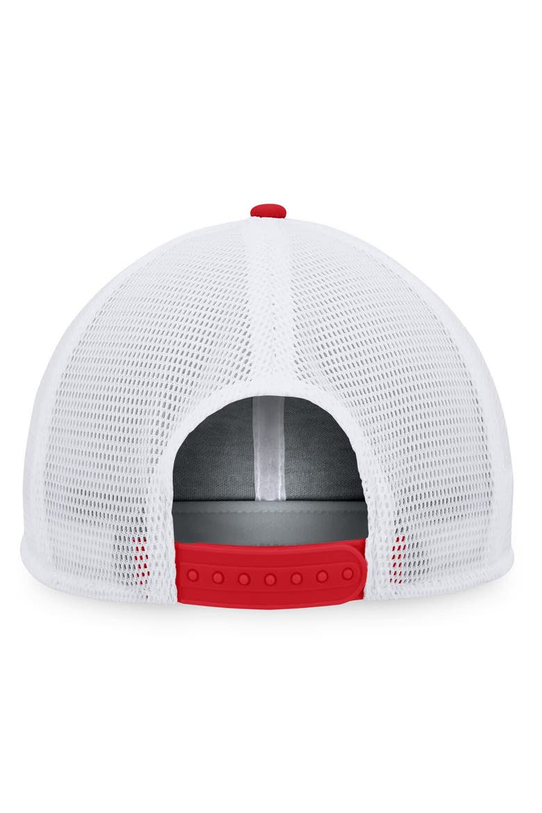 Men's Fanatics Branded Red Olympic Games Five-Panel Trucker Snapback Hat, Alternate, color, Red