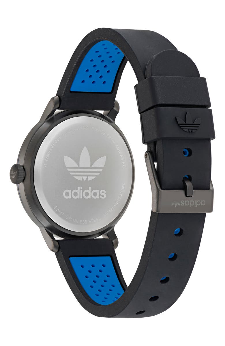 adidas Code One Small Silicone Strap Watch, 35mm, Alternate, color,