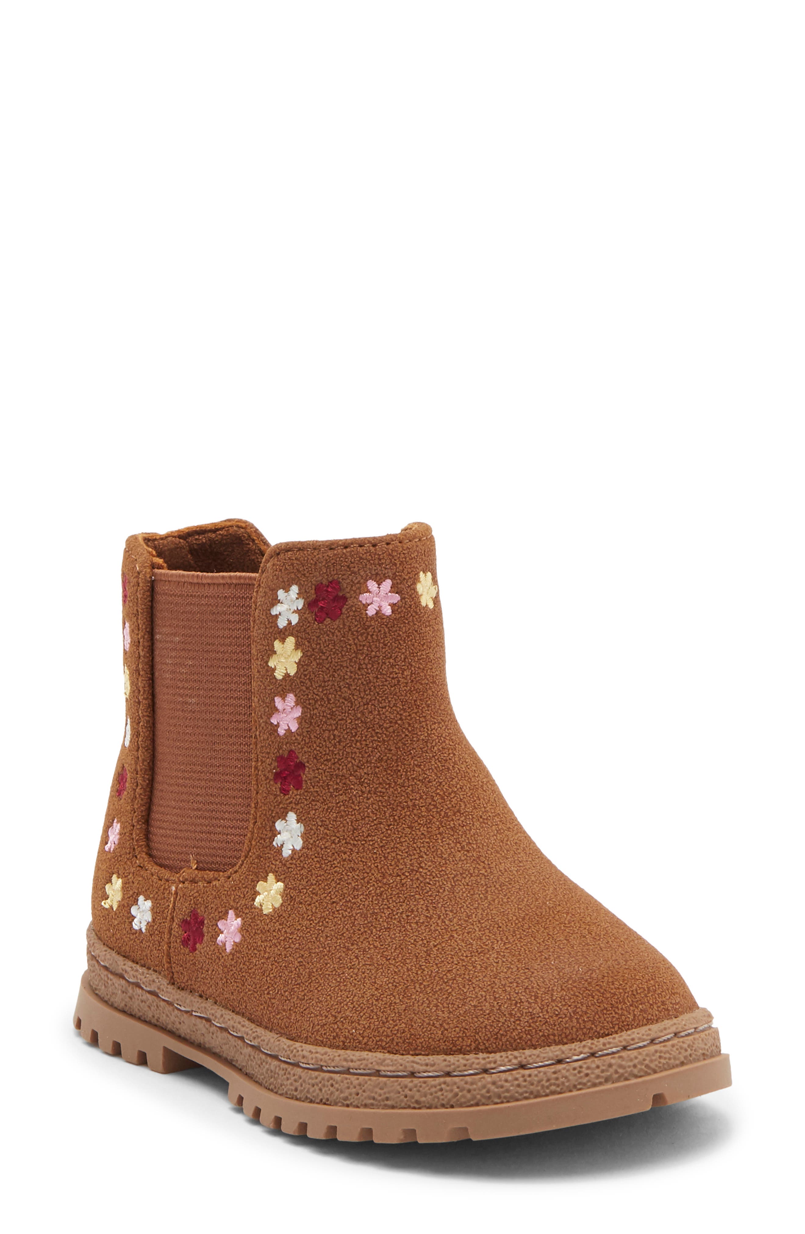 Kids' Ariana Bootie, Main, color, BROWN CHESTNUT