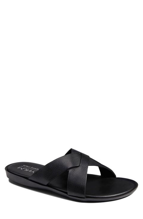 Roman Leather Slide Sandal (Men)