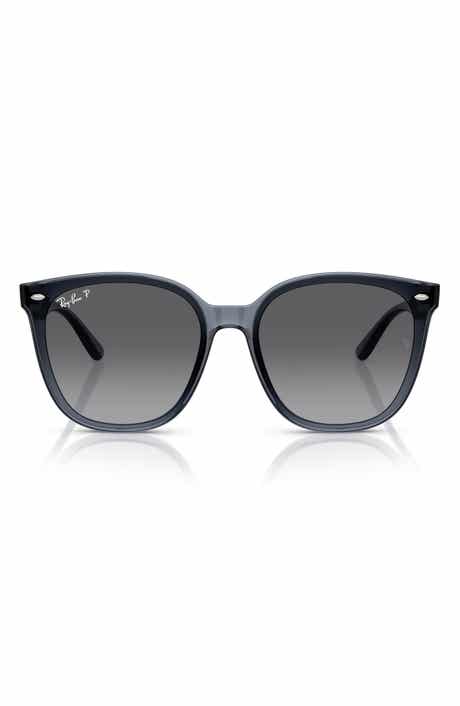 66mm Polarized Oversize Irregular Sunglasses