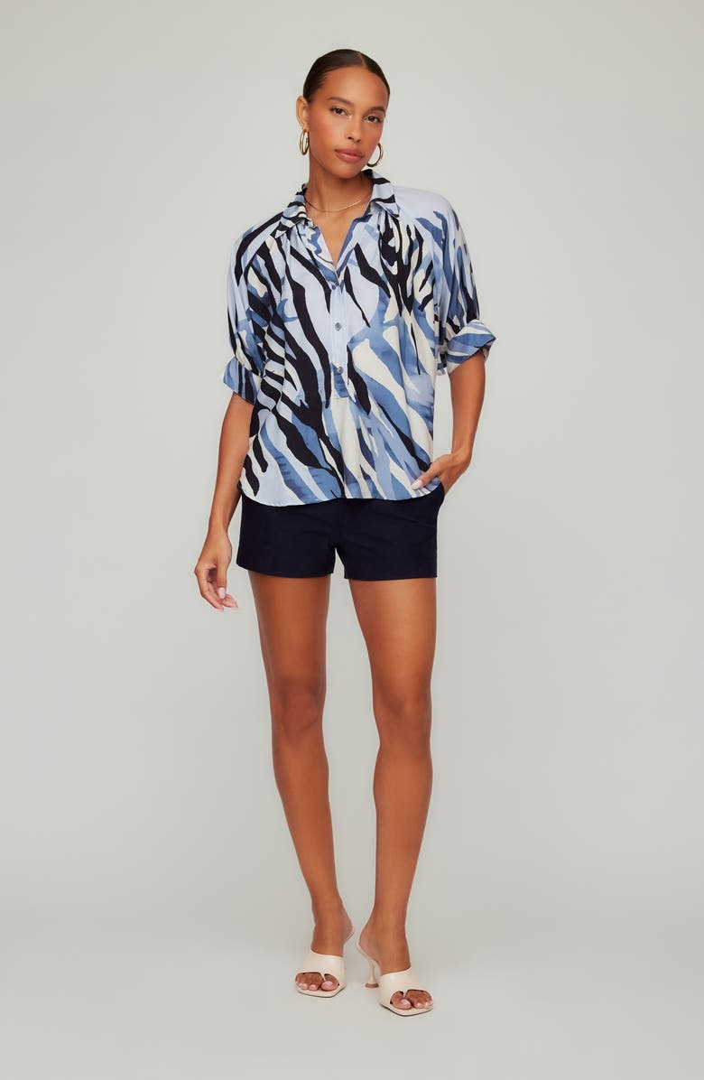 FIFTEEN TWENTY Yvette Woven Top, Alternate, color, Print