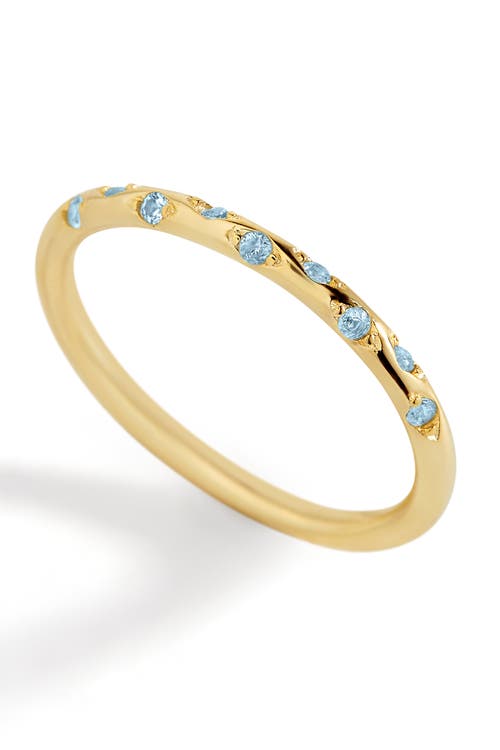 Mint & Lily Dainty Constellation Birthstone Ring