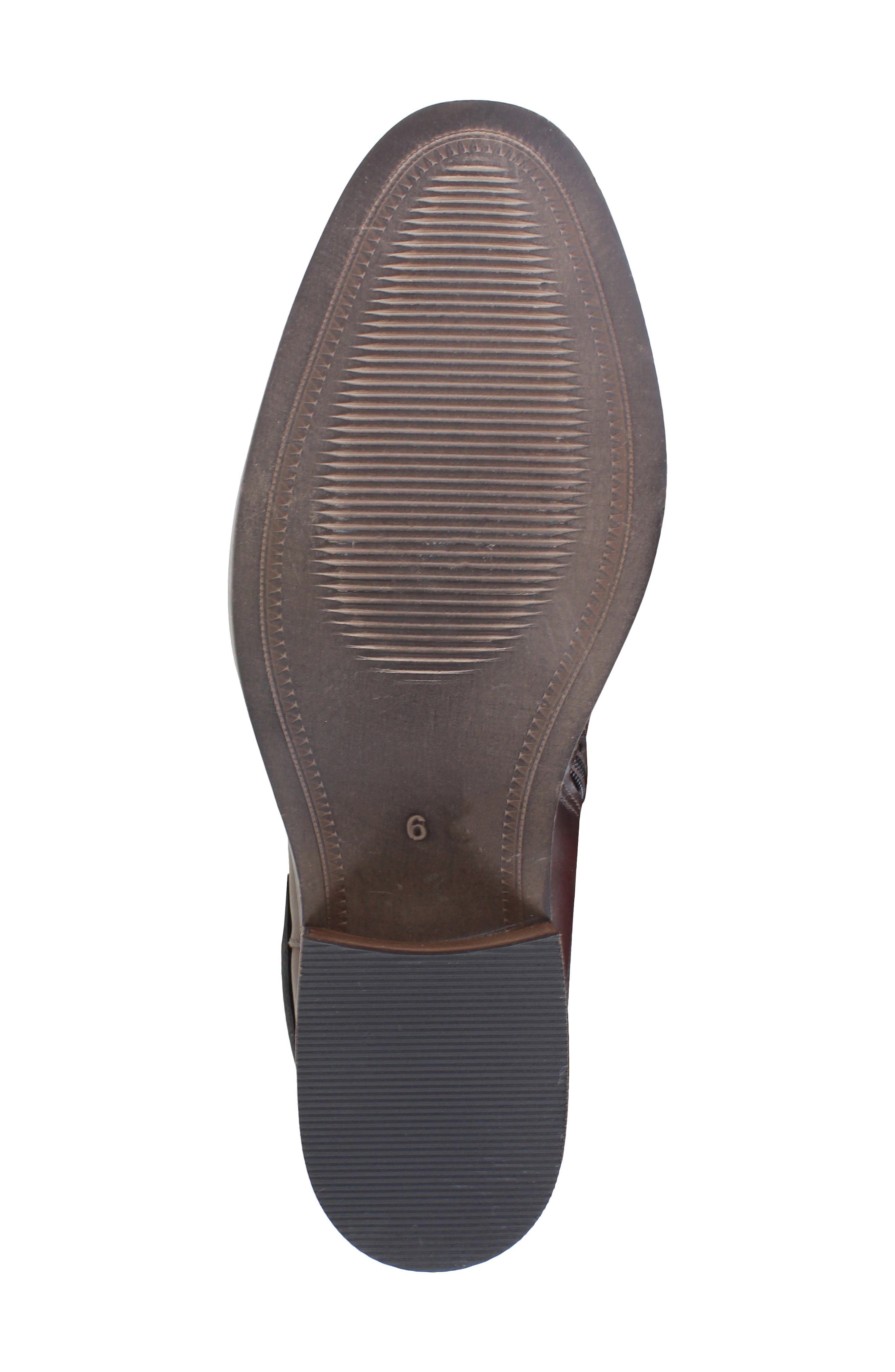 Simeon Knee High Riding Boot, Alternate, color, BROWN LEATHER