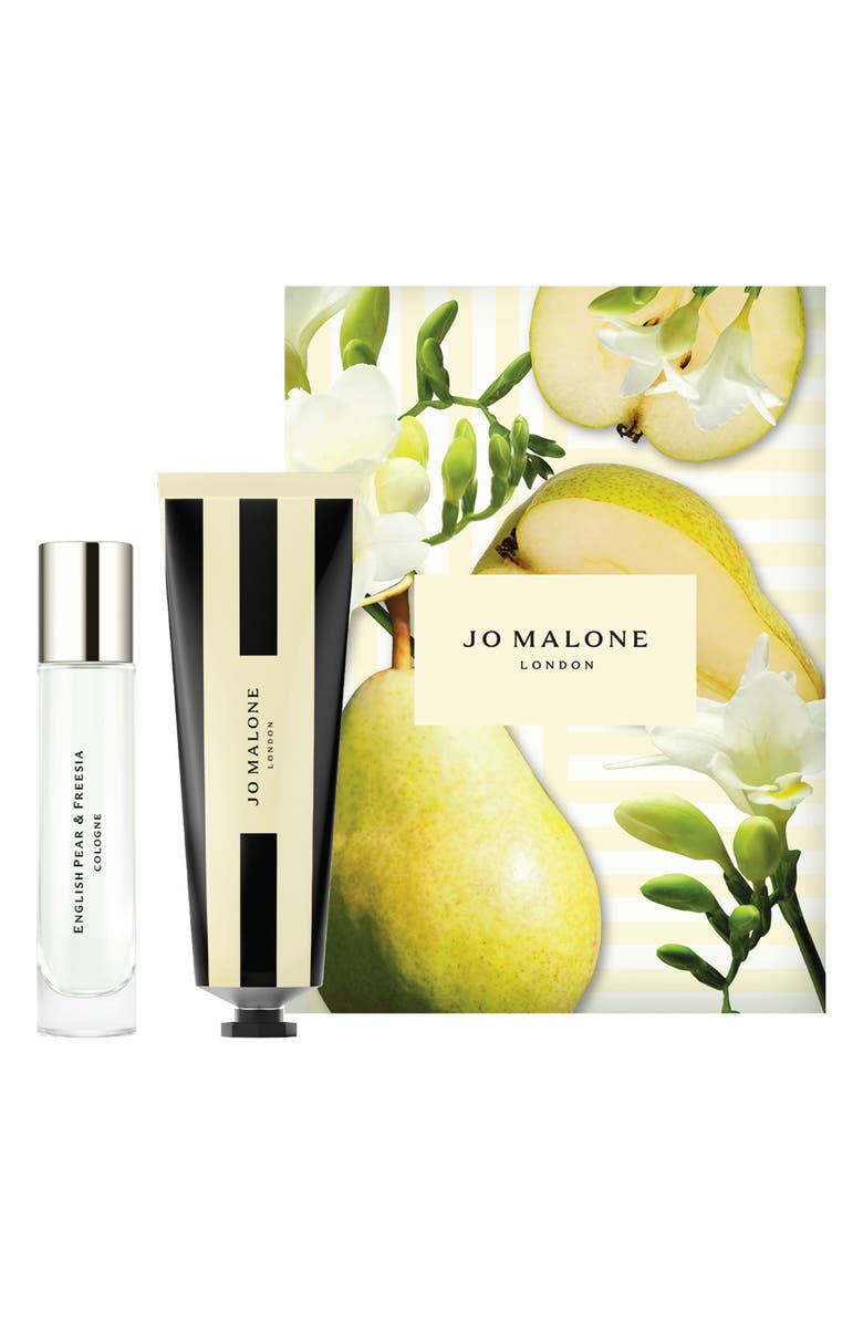 Jo Malone London<sup>™</sup> English Pear & Freesia Cologne & Hand Cream Layering Set, Main, color, 