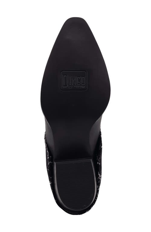Dingo Knee High Western Boot In Black