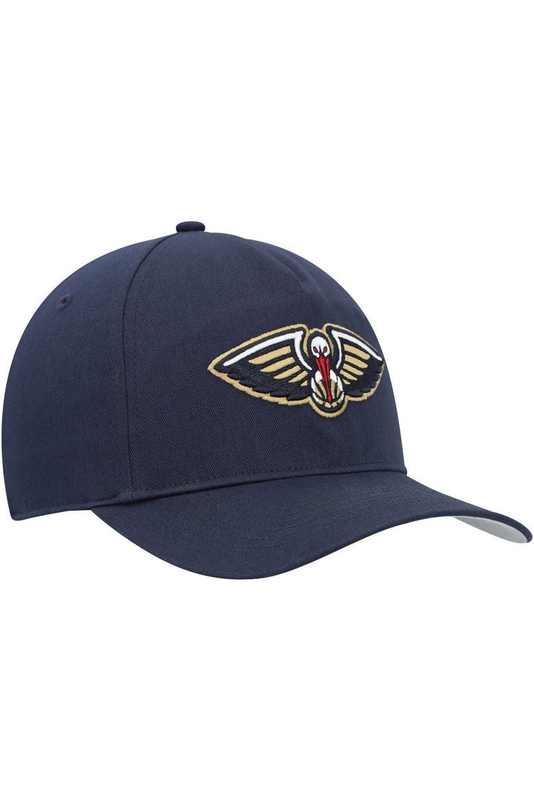 Men's '47 Navy New Orleans Pelicans Hitch Snapback Hat, Alternate, color, Navy