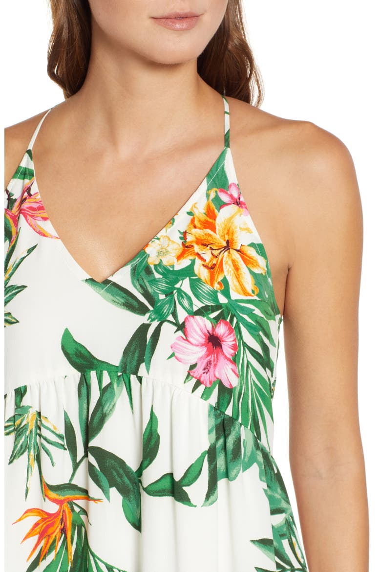 Gibson x Hi Sugarplum! Palm Springs Festival Maxi Dress (Nordstrom Exclusive), Alternate, color, BIRD OF PARADISE