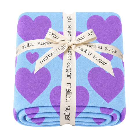 Malibu Sugars' Heart Reversible Blanket - Kid