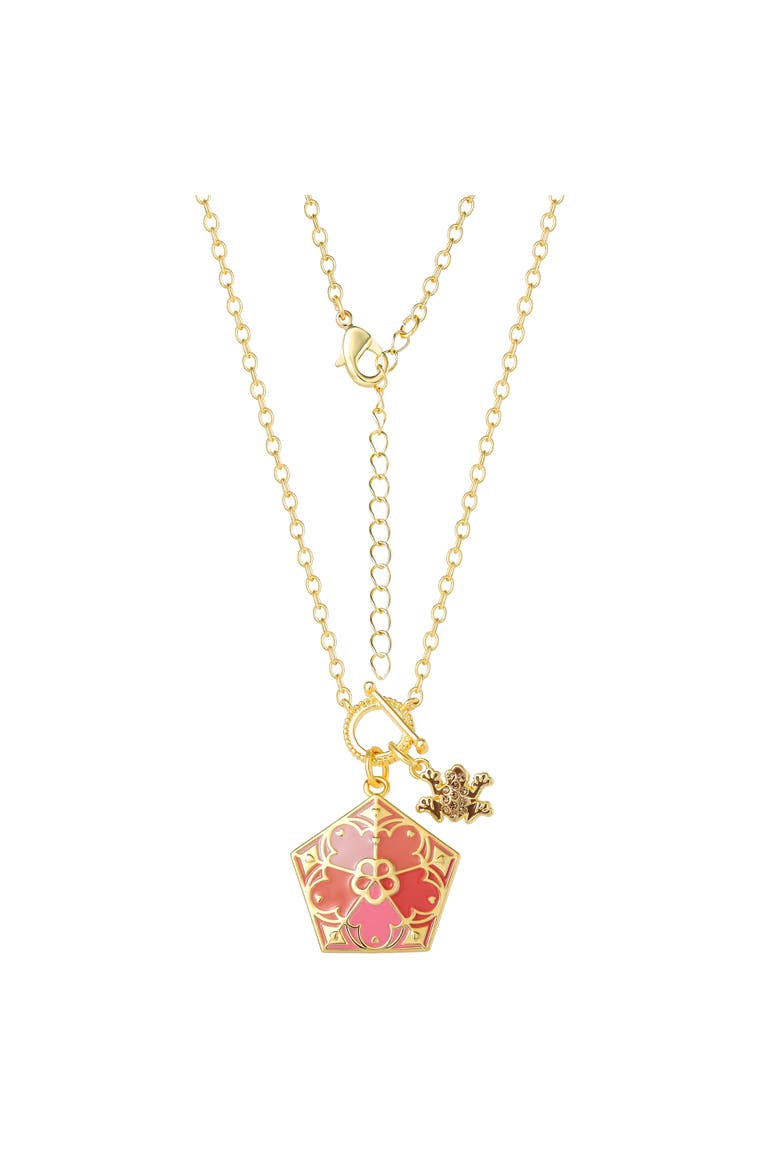 Jewelry Chocolate Frog Necklace, 16"+2", Alternate, color, Gold Tone