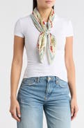 NORDSTROM RACK Pleated Satin Scarf