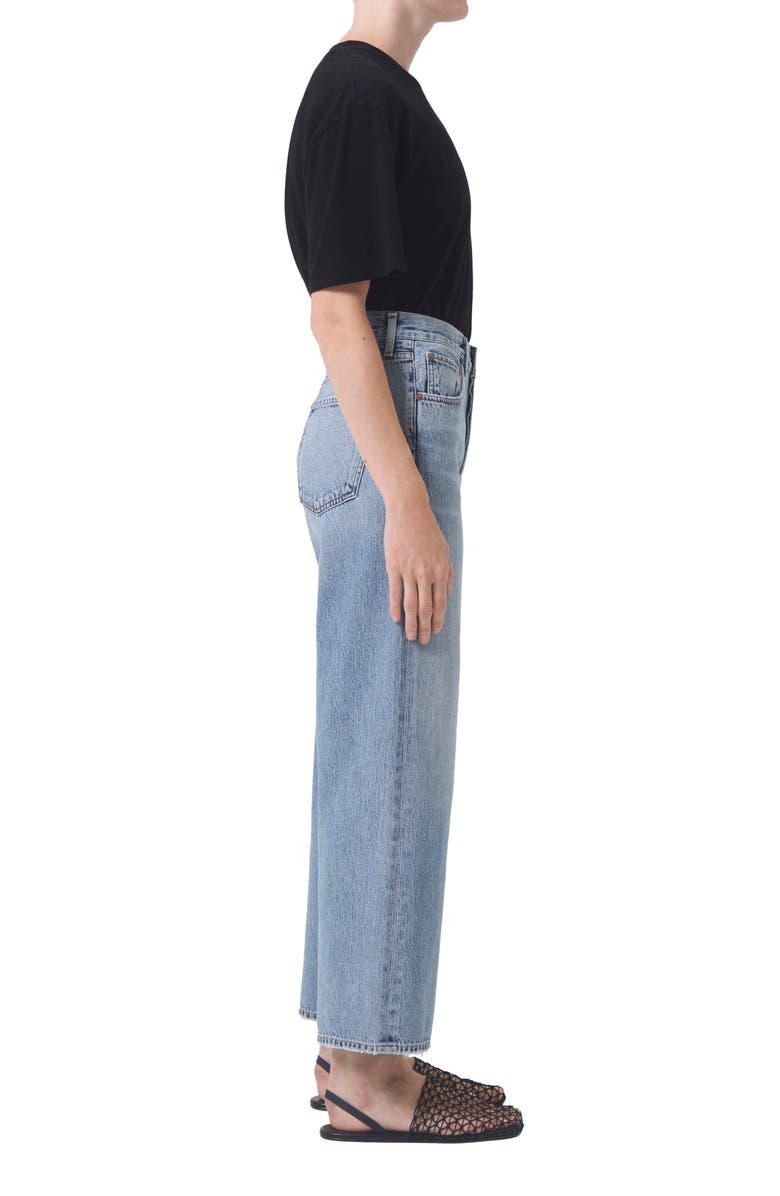 AGOLDE Ren High Waist Wide Leg Jeans, Alternate, color, 