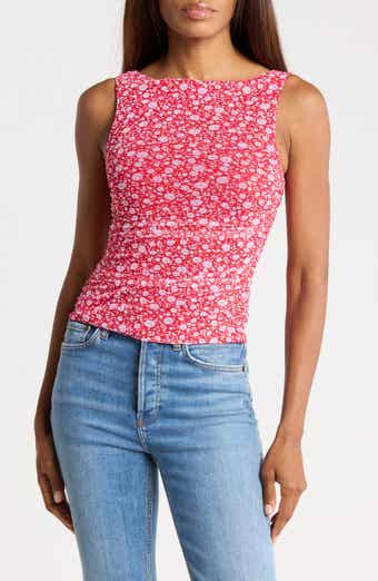 Zola Mesh Boatneck Tank