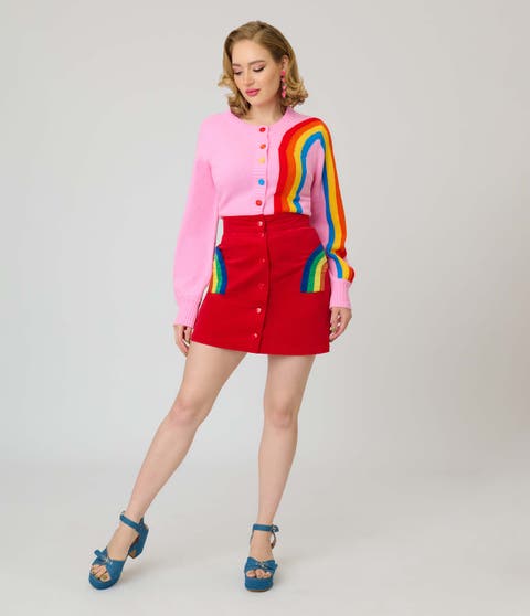 1960's Corduroy Mini Skirt