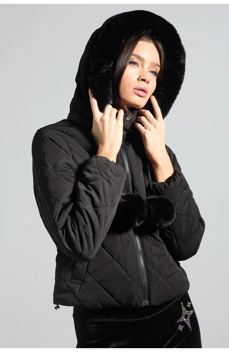 SPARKL Puffer Jacket, Main, color, Black