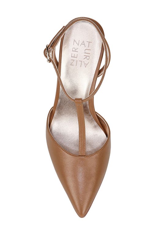 Naturalizer Women's Astrid T-strap Pointed Toe Dress Pumps In Cafe
