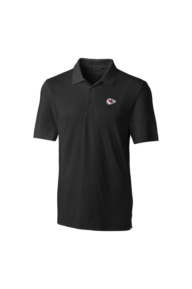 Men's Cutter & Buck Black Kansas City Chiefs Big & Tall Forge Stretch Polo, Main, color, Black