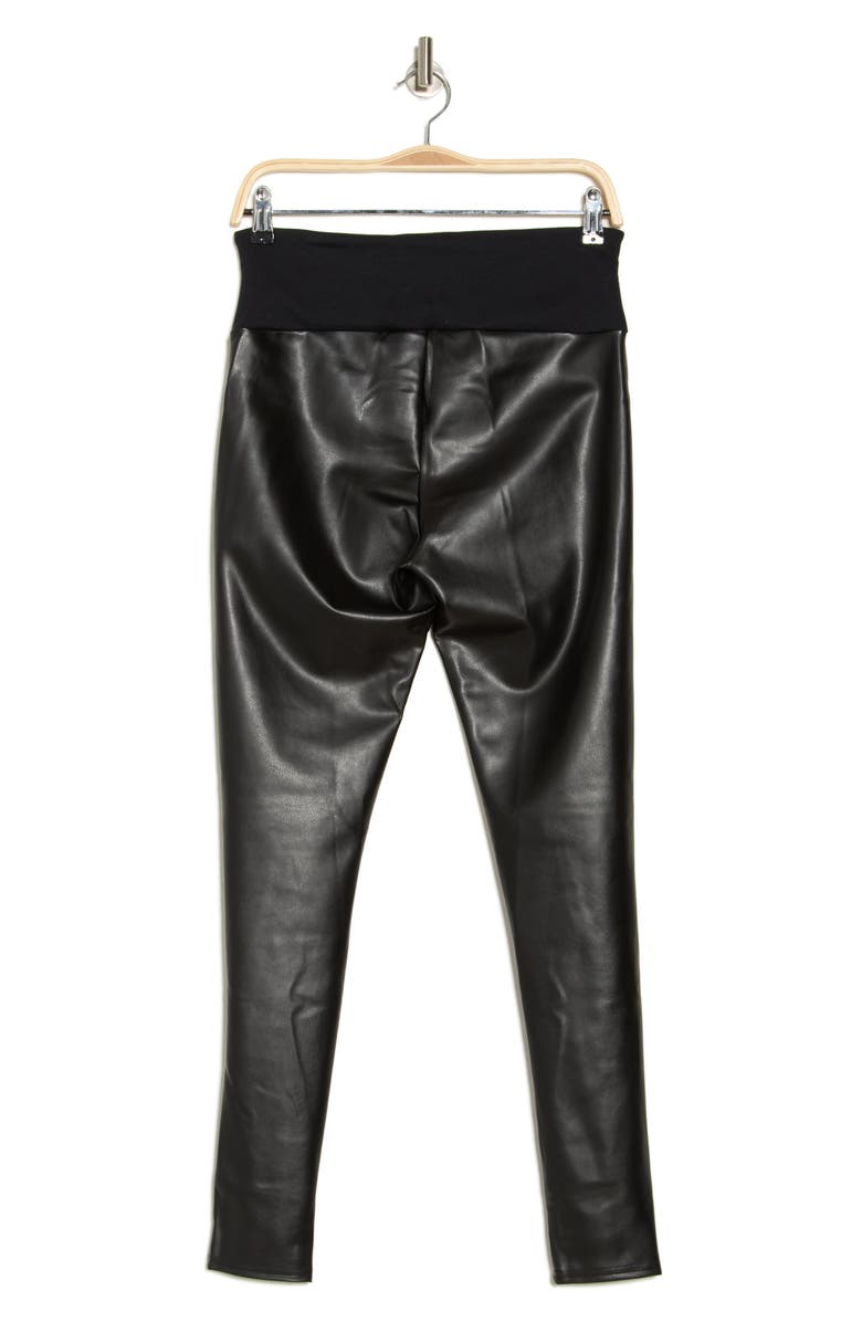 SPANX<sup>®</sup> Faux Leather Leggings, Alternate, color, Very Black