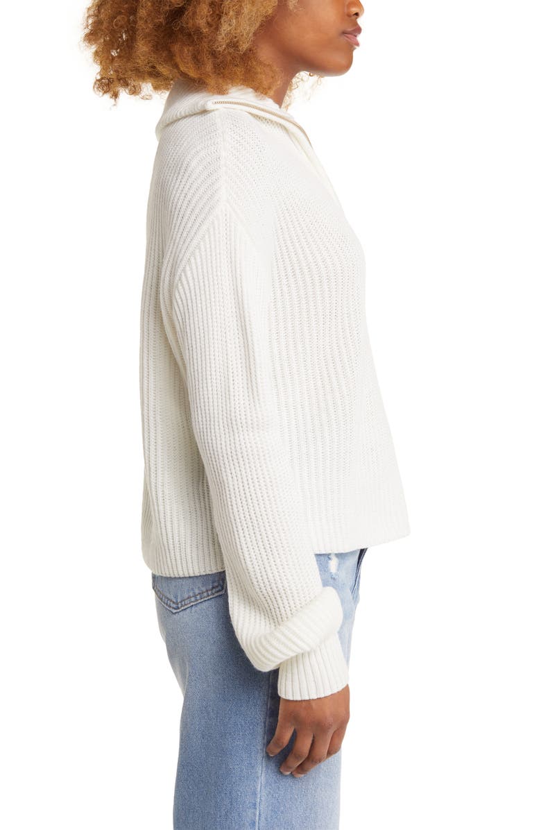 BP. Quarter Zip Pullover, Alternate, color, Ivory Tofu