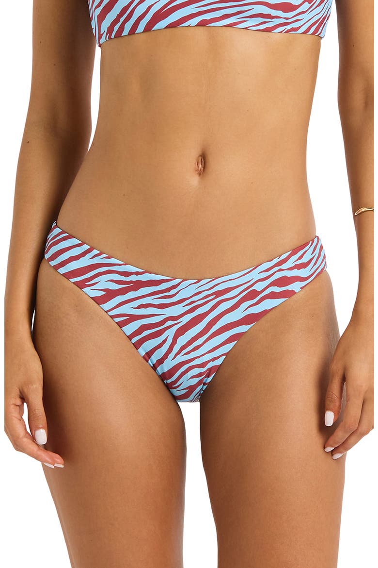 Siara Bikini Bottoms, Main, color, BLUE ZEBRA RUBY