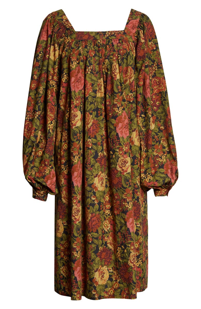 Batsheva x Laura Ashley Beaumaris Floral Long Sleeve Dress, Alternate, color, 