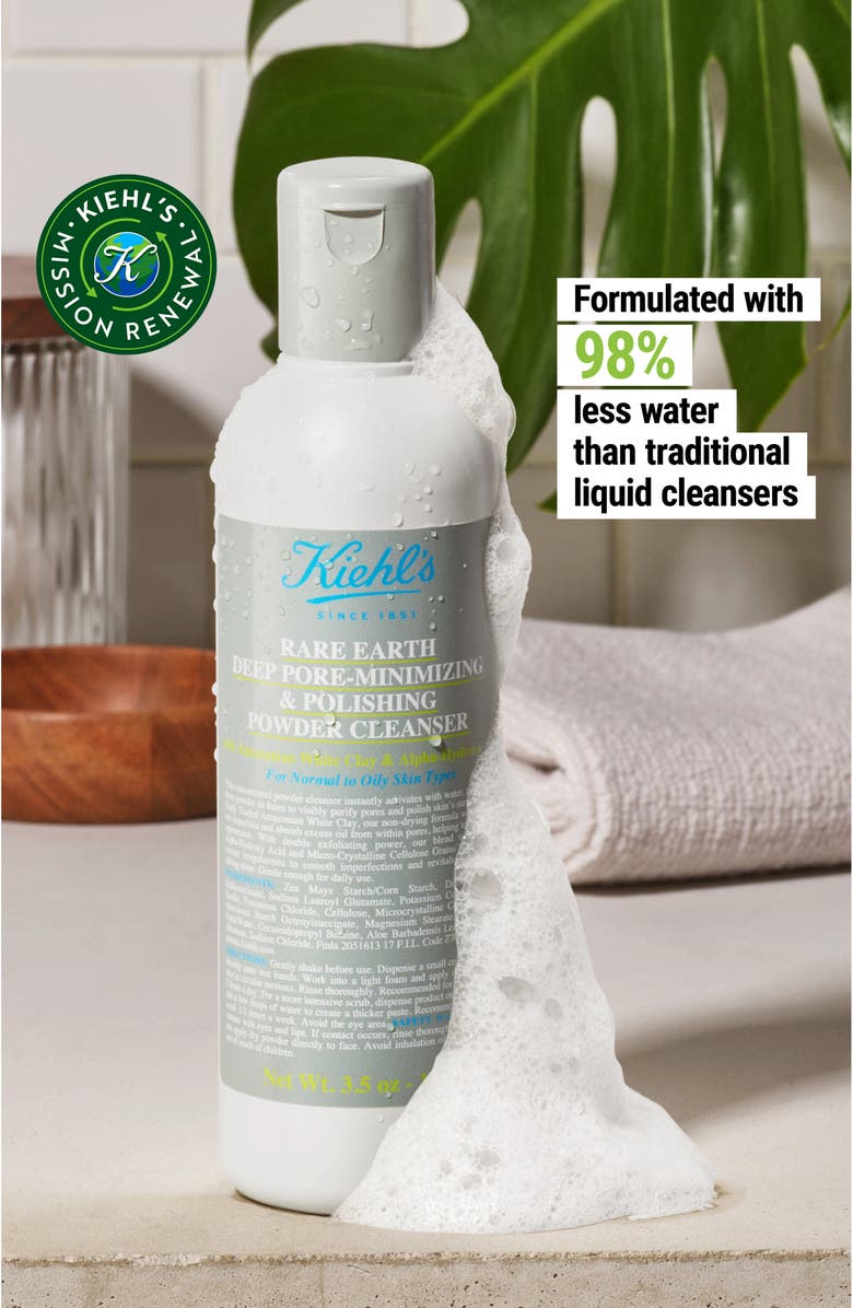 Kiehl's Since 1851 Rare Earth Deep Pore-Minimizing & Polishing Powder Cleanser, Alternate, color, 