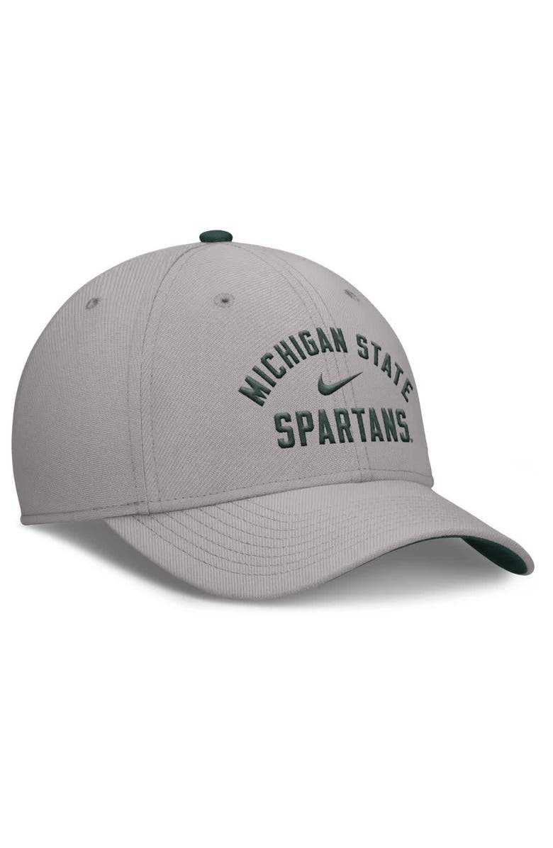Nike Men's Nike Gray Michigan State Spartans Rise Prep Performance Flex Hat, Alternate, color, Gray