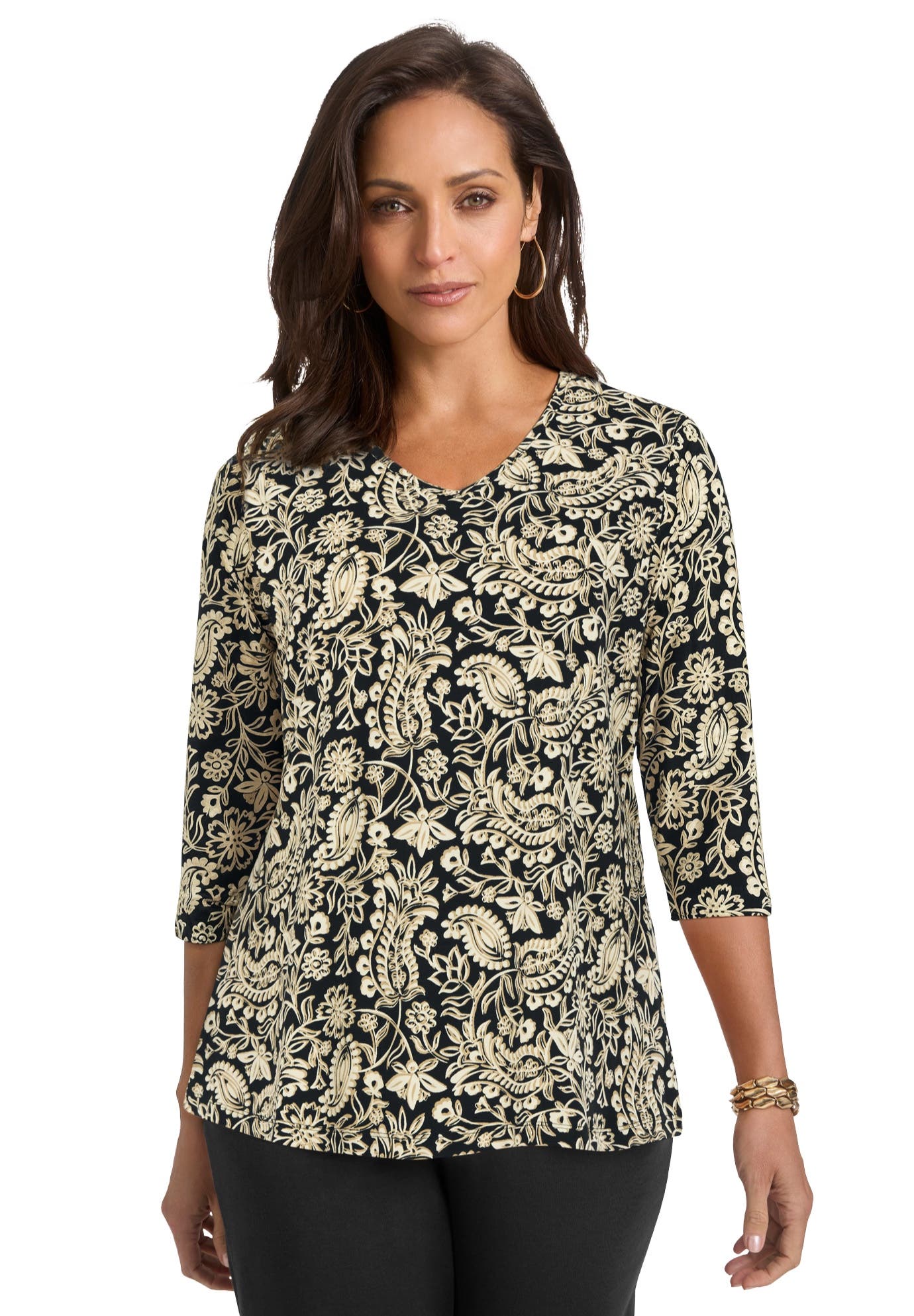 BLACK BOLD PAISLEY