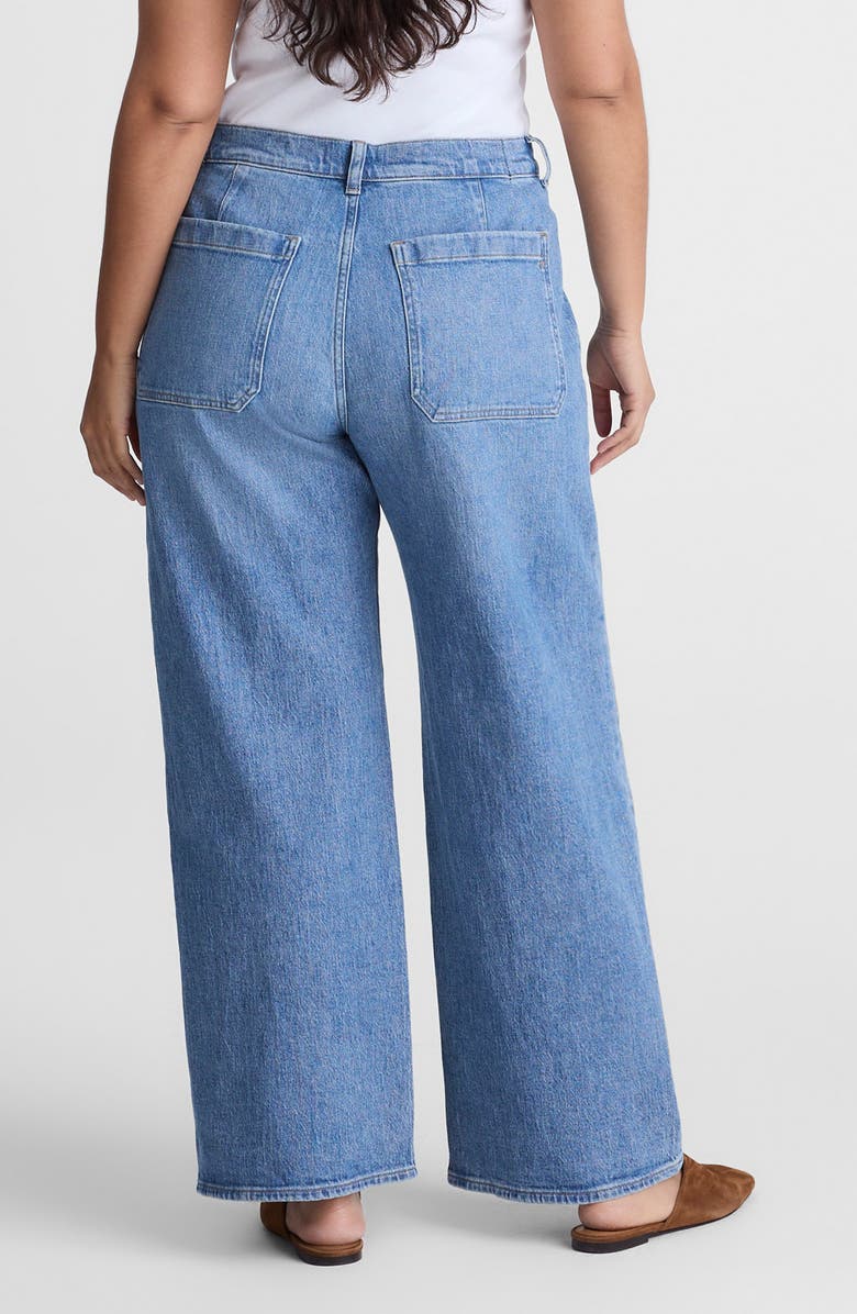 Madewell Emmy Wide-Leg Jeans, Alternate, color, Driftwater Wash
