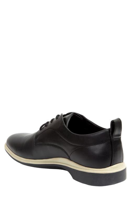 Deer Stags Lisbon Mens Lace-up Faux Leather Oxfords In Black