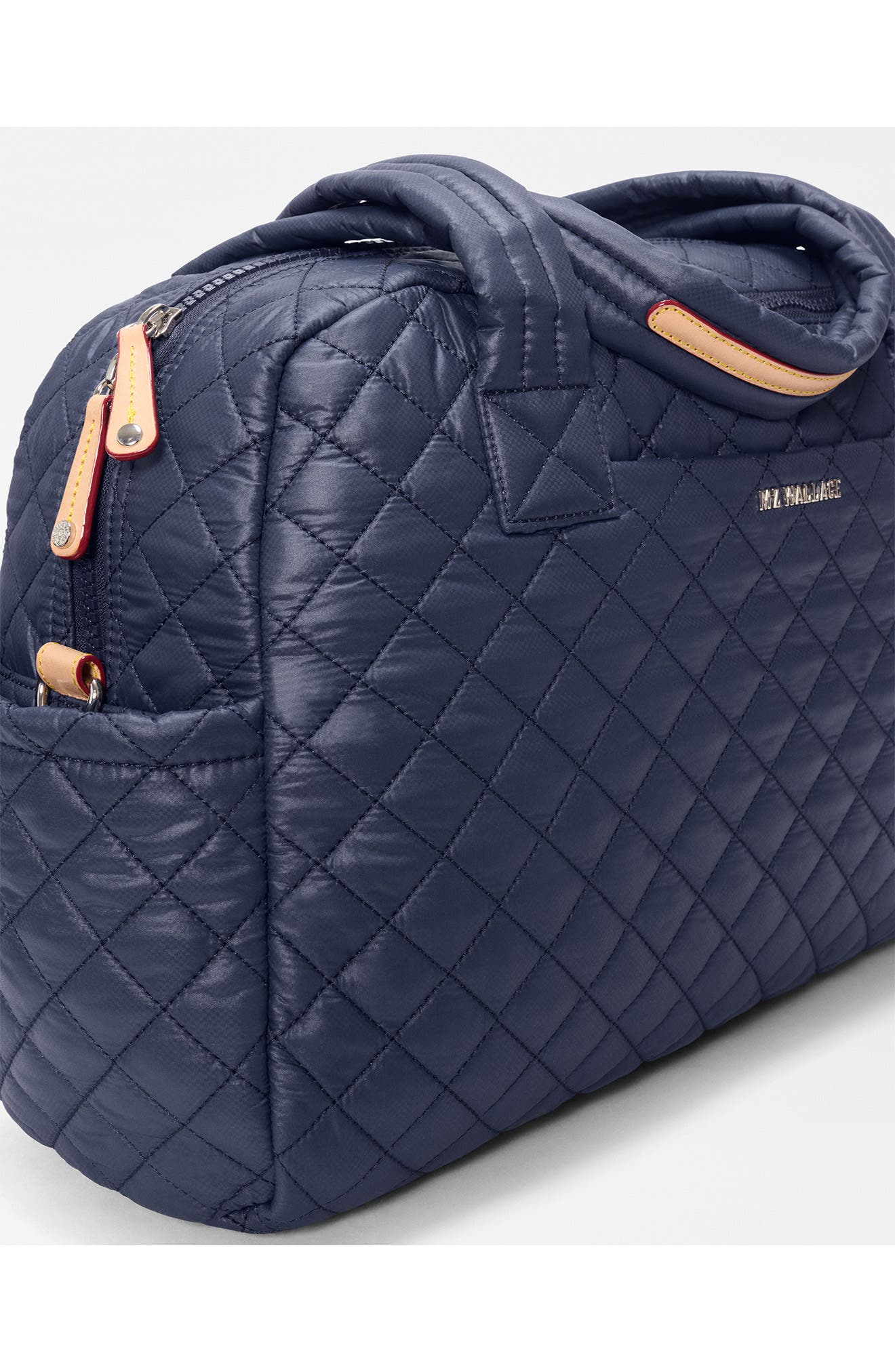 MZ Wallace Jimmy Deluxe II Quilted Nylon Duffle Bag, Alternate, color, Dawn