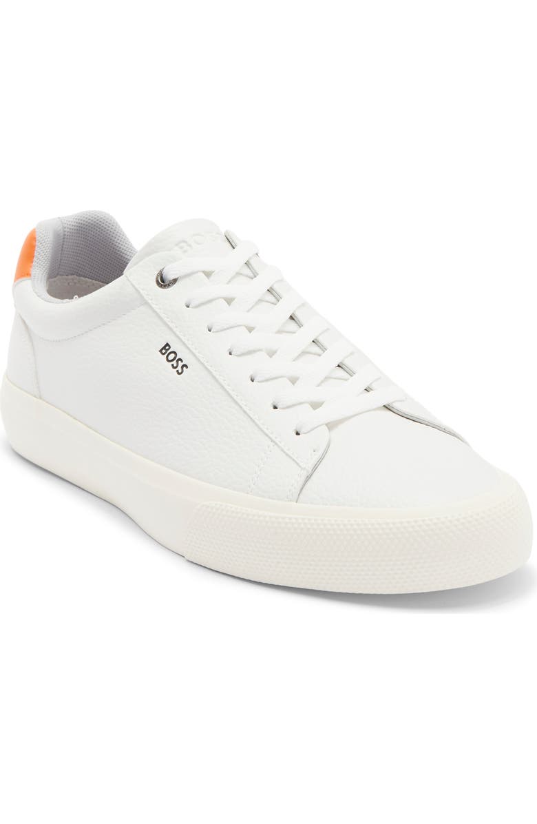 BOSS Aiden Tenn Sneaker, Main, color, Open White