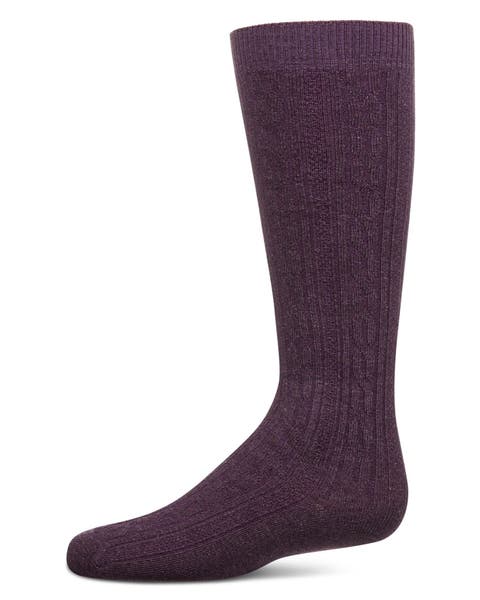 Cable Knit Knee High Socks (Toddler, Little Kid & Big Kid)