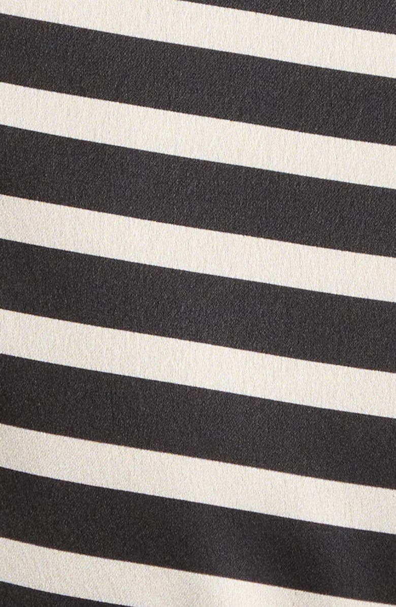 Vince Camuto Stripe Maxi Dress, Alternate, color, Rich Black