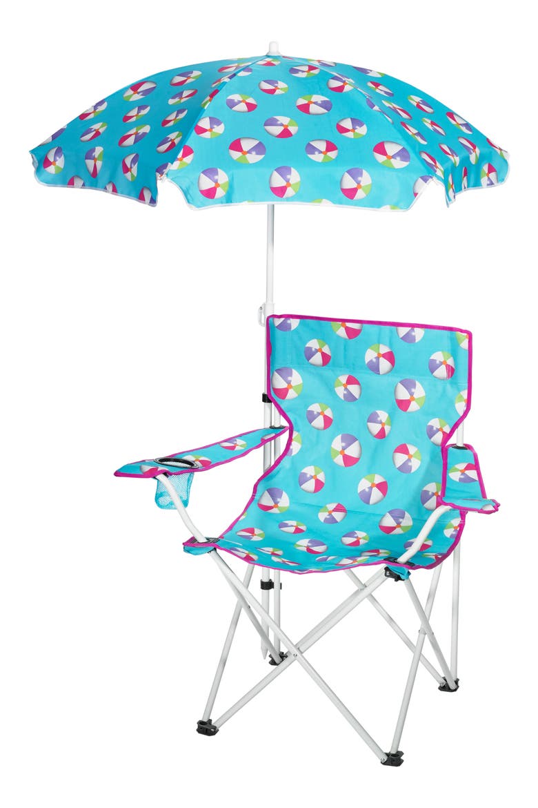 Umbrella Beach Chair, Main, color, TEAL