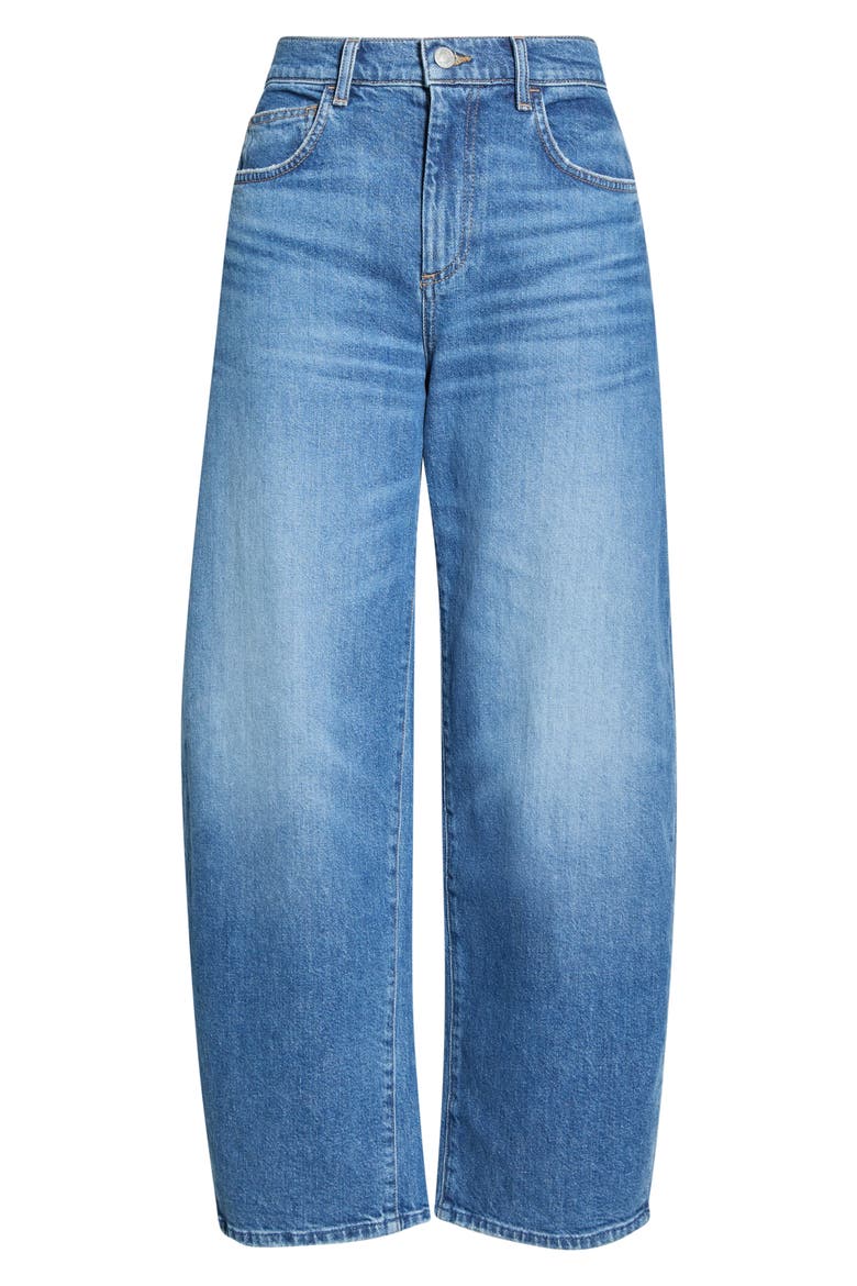 Brennan Barrel Leg Jeans, Alternate, color, 1978 BLUE DENIM WASH