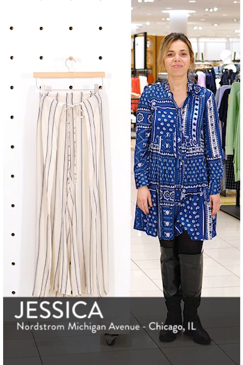 Adventure Spirit Print Wrap Front Pants video
