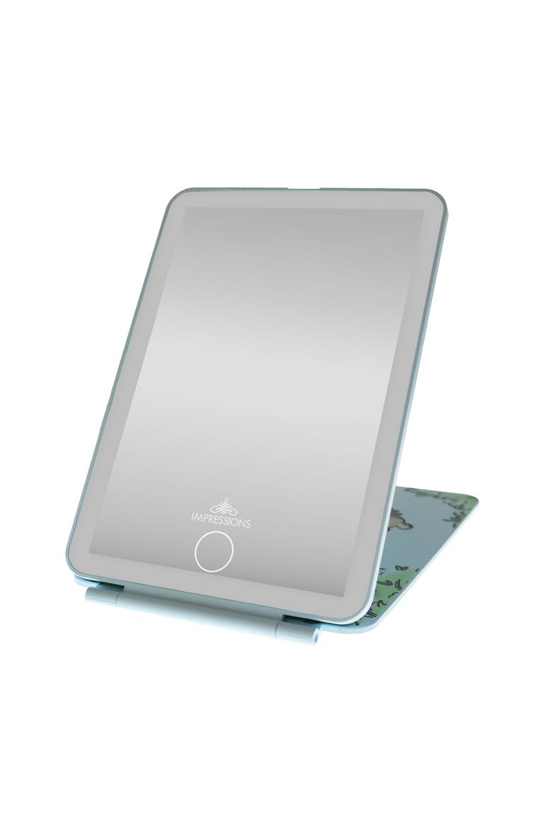 Disney Winnie the Pooh "Classic Swing" Touch Pad Mini LED Makeup Mirror, Alternate, color, Blue
