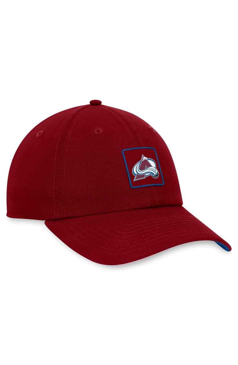 FANATICS Men's Fanatics Branded Burgundy Colorado Avalanche Authentic Pro Rink Adjustable Hat, Alternate, color, Burgundy