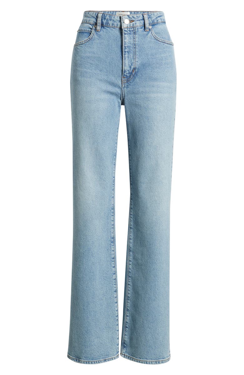 FRAME The Arrow High Waist Relaxed Bootcut Jeans, Alternate, color, Birdie